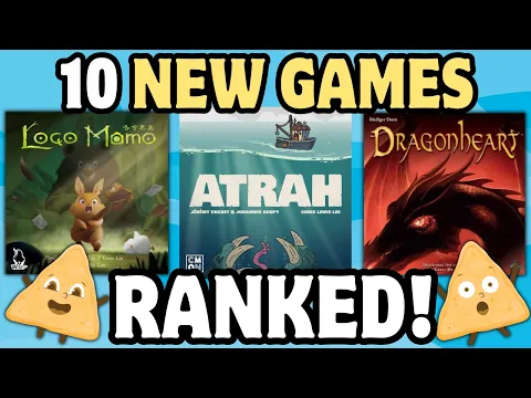 Chris Yi and the 3 Dragons! (Ranking 10 New BGA Games)