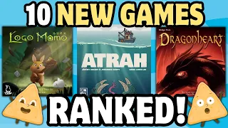 Chris Yi and the 3 Dragons! (Ranking 10 New BGA Games)