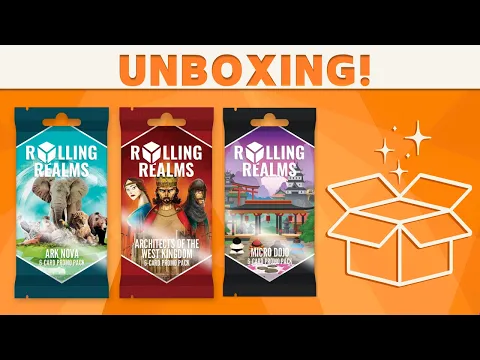 Rolling Realms - Promos Unpackaging (Ark Nova, Architects, Micro Dojo)