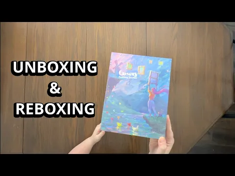 Canvas: Finishing Touches - Board Game Expansion Unboxing & Reboxing - What's in the Box?
