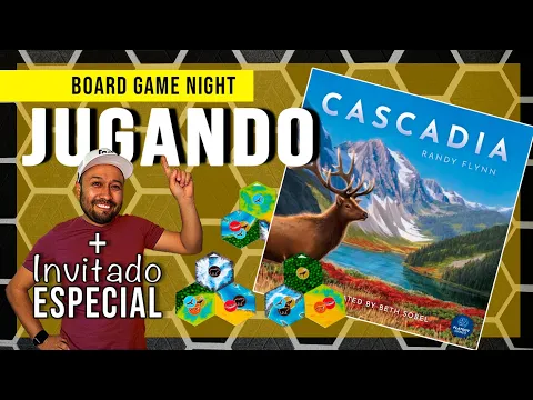 JUGANDO CASCADIA ︎ Cómo jugar Cascadia Partida Español Latino | BGN 035