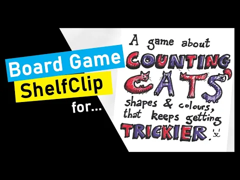 ShelfClips: A game about counting cats (Short Board Game Preview)