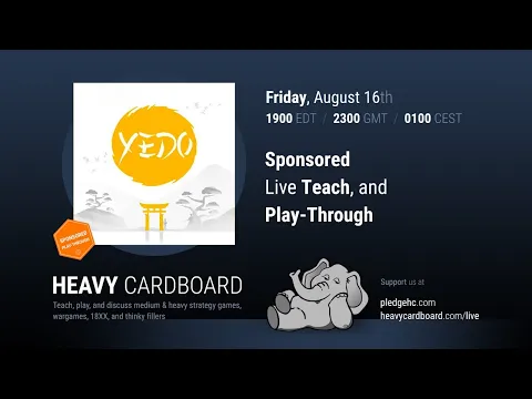 Yedo Deluxe Edition 4p Teaching & Play-through by Heavy Cardboard
