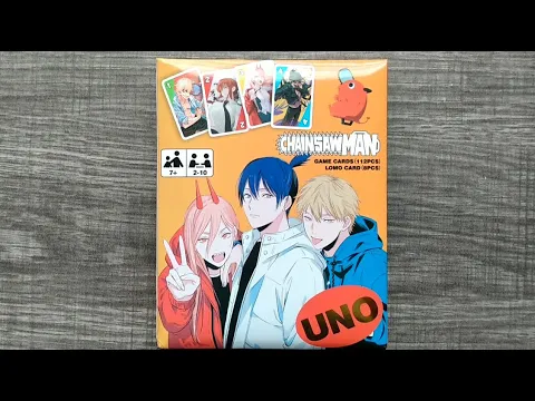 UNO Chainsaw Man Card Game