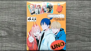 UNO Chainsaw Man Card Game