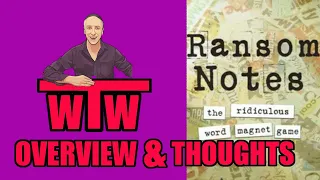 Ransom Notes Magnetic Poetry Game My Thoughts and Overview