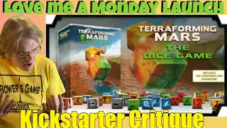 Terraforming Mars: The Dice Game - Kickstarter Critique Review