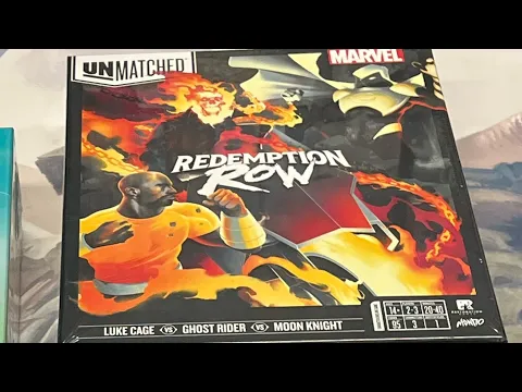 Marvel Unmatched: Redemption Row unboxing