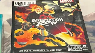 Marvel Unmatched: Redemption Row unboxing