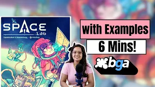Space Lab - How to Play in 6 Mins | Board Game Arena!