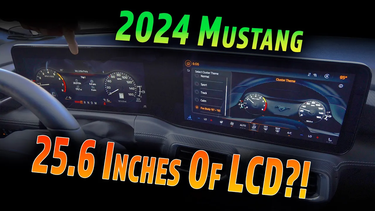 The 2024 Mustang Shows Us The Future Of Ford's Infotainment Systems
