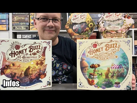 Honey Buzz Erweiterung Herbstfülle + Das Füllhorn + Fall Player Pieces (Skellig Games)