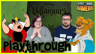 Villainous Playthrough: Queen of Hearts vs Prince John [2 Player Gameplay]