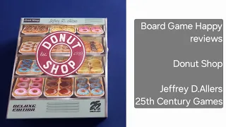 Donut Shop review by Board Game Happy