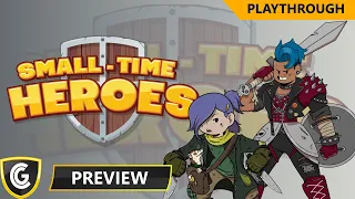 Small-Time Heroes | Preview Playthrough (Co-op)