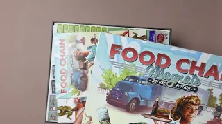 Food Chain Magnate Special Edition Unboxing & Component Overview Part01