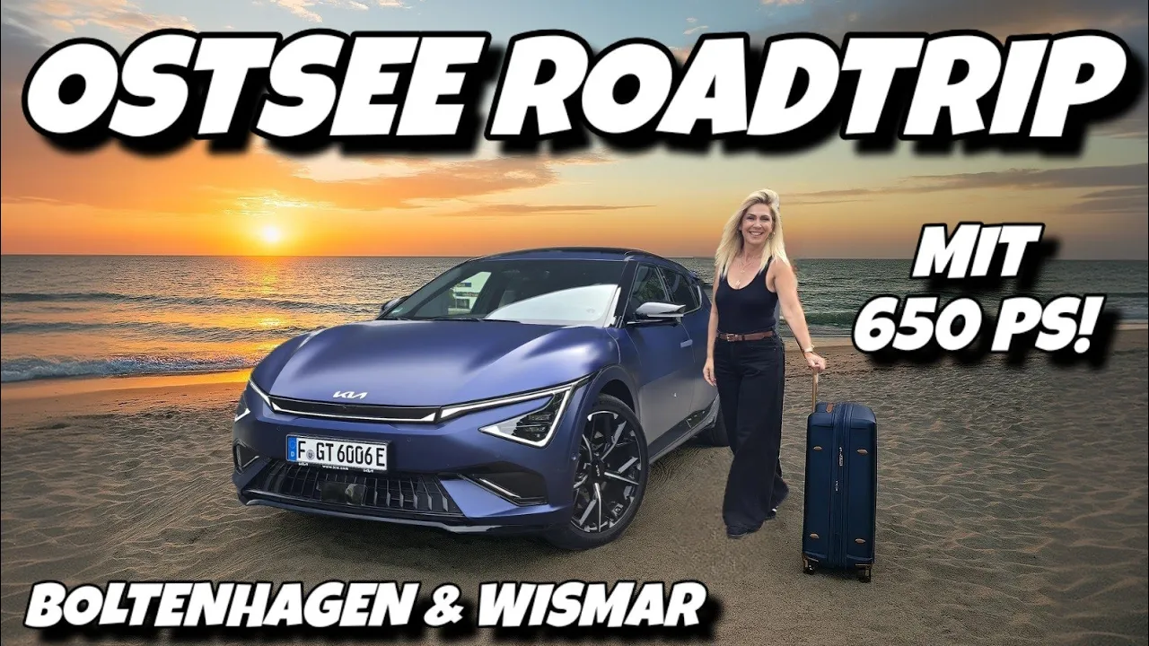 Ostsee Roadtrip mit 650 PS E-Auto! Boltenhagen - Wismar Kurzurlaub im Kia EV6 GT. #ev