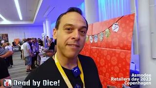 Ascension 10th year anniv ed. presented by creator Justin Gary | Asmodee Retailers day 2023