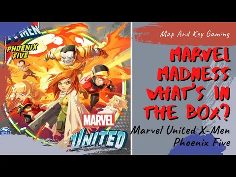 Marvel Madness!!! What's In The Box? Marvel United X-Men Phoenix Five Unboxing