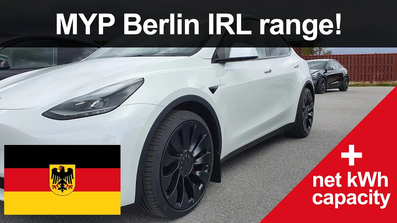 Model Y performance from Berlin - Real range and consumption