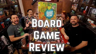 Board Game Review - Leaf from Weird City Games - First Play Thoughts