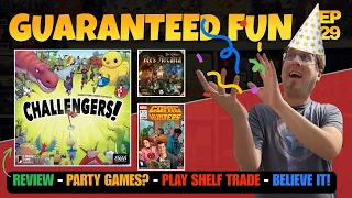 Ep 29 - Challengers! / Comic Hunters - Res Arcana - Villagers PST / Party Games / Believe it or not