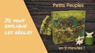 Je vous explique les règles du jeu PETITS PEUPLES en moins de 9 minutes!