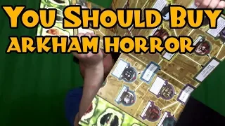 ARKHAM HORROR -- Why You Should Buy a Boardgame (in 5 Minutes)