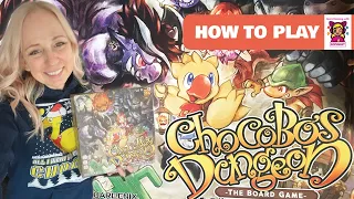 Chocobos Dungeon The Board Game: How to Set Up and Play
