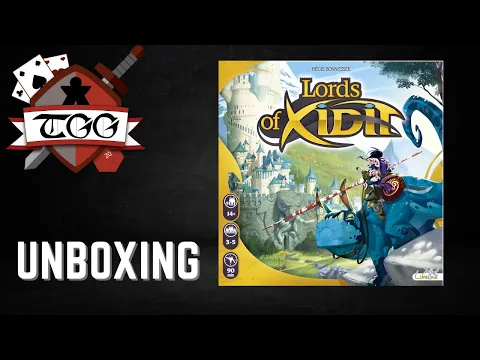 Lords of Xidit Board Game Unboxing
