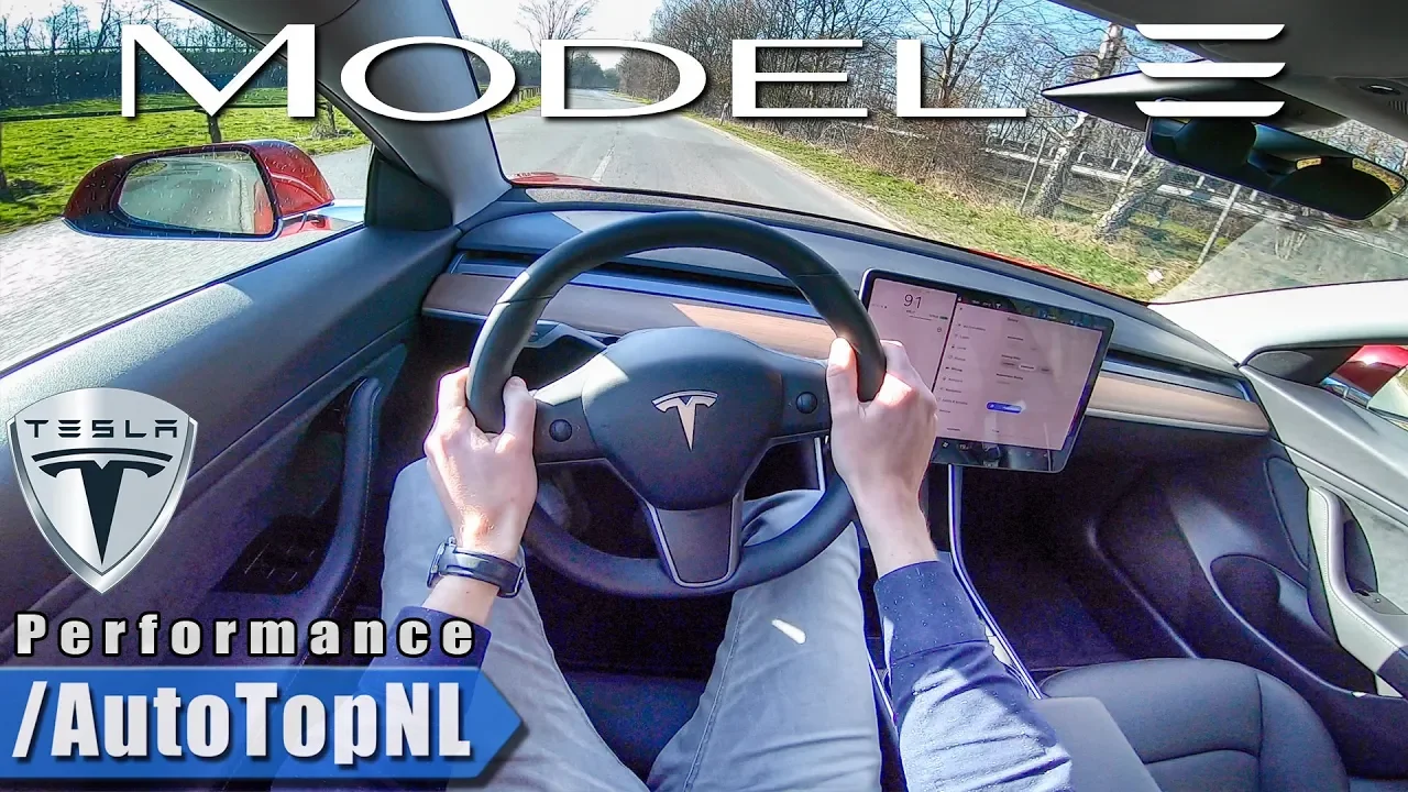 2019 Tesla Model 3 PERFORMANCE POV Test Drive by AutoTopNL