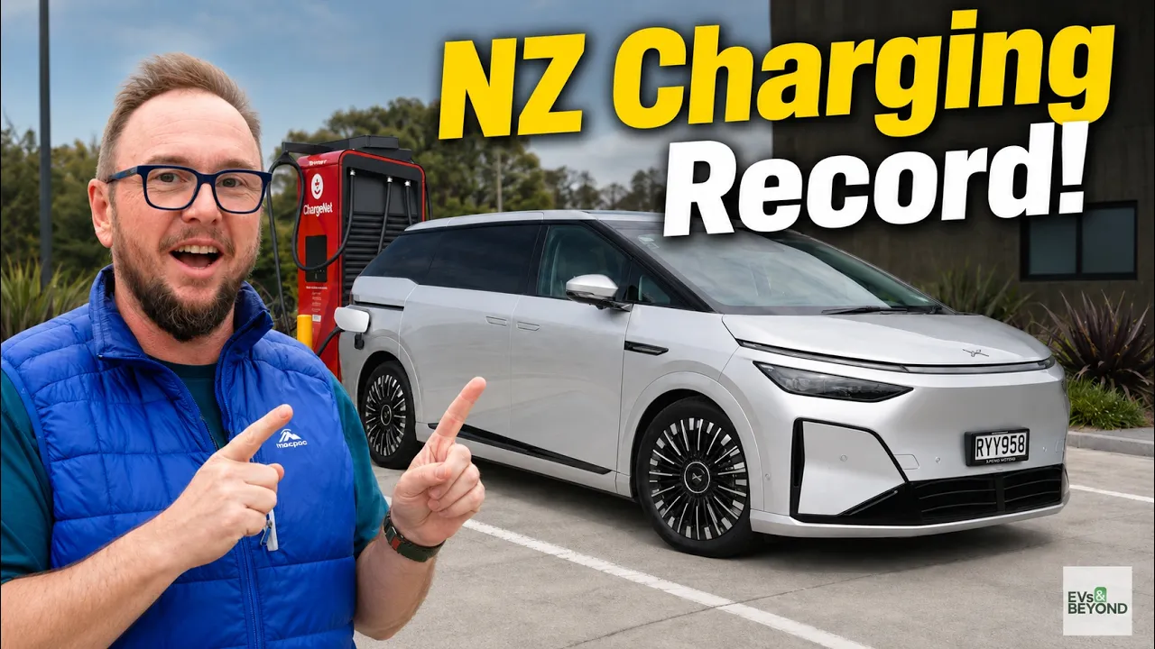 We set NZ's fastest EV charging record | XPeng X9 review
