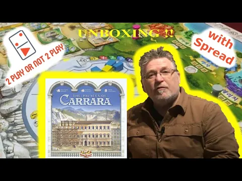 The Palaces of Carrara Deluxe Edition Unboxing with Spread - Unintentional ASMR