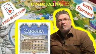 The Palaces of Carrara Deluxe Edition Unboxing with Spread - Unintentional ASMR