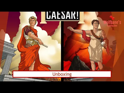 Caesar!: Seize Rome in 20 Minutes! [Board Game] - Unboxing