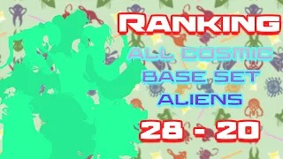 ranking the base Cosmic Encounter aliens from least to most favorite (28-20) - Part 2