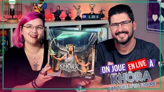 [Règles & Partie] KHÔRA - L'APOGÉE D'UN EMPIRE | 2 joueurs | IELLO | VOD Live