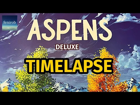 Aspens Board Game | Timelapse | Daytime