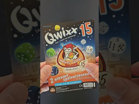 Qwixx 15 - White Goblin Games - Unboxing