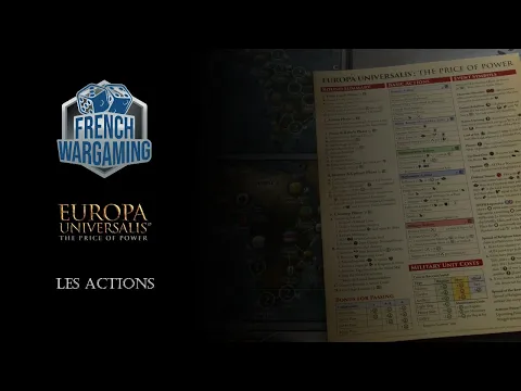 Europa Universalis : The price of power : Les Actions