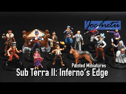 Sub Terra II: Inferno’s Edge – Painted Miniatures Showcase & Painting Tips ️