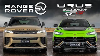 Range Rover Sport SV vs Lamborghini Urus Performante SCV12: DRAG RACE
