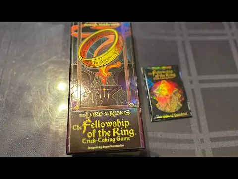 Unboxing: the lord of the rings the fellowship of the ring trick-taking game