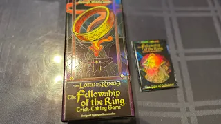 Unboxing: the lord of the rings the fellowship of the ring trick-taking game
