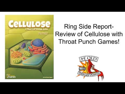 Ring Side Report- Board Game Review of Cellulose: A Plant Cell Biology Game !