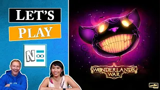 WONDERLAND'S WAR Live Board Game Playthrough #102
