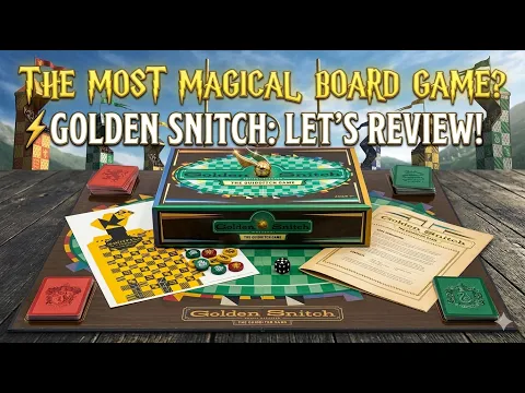 Golden Snitch Quidditch Board Game - Lets Review!