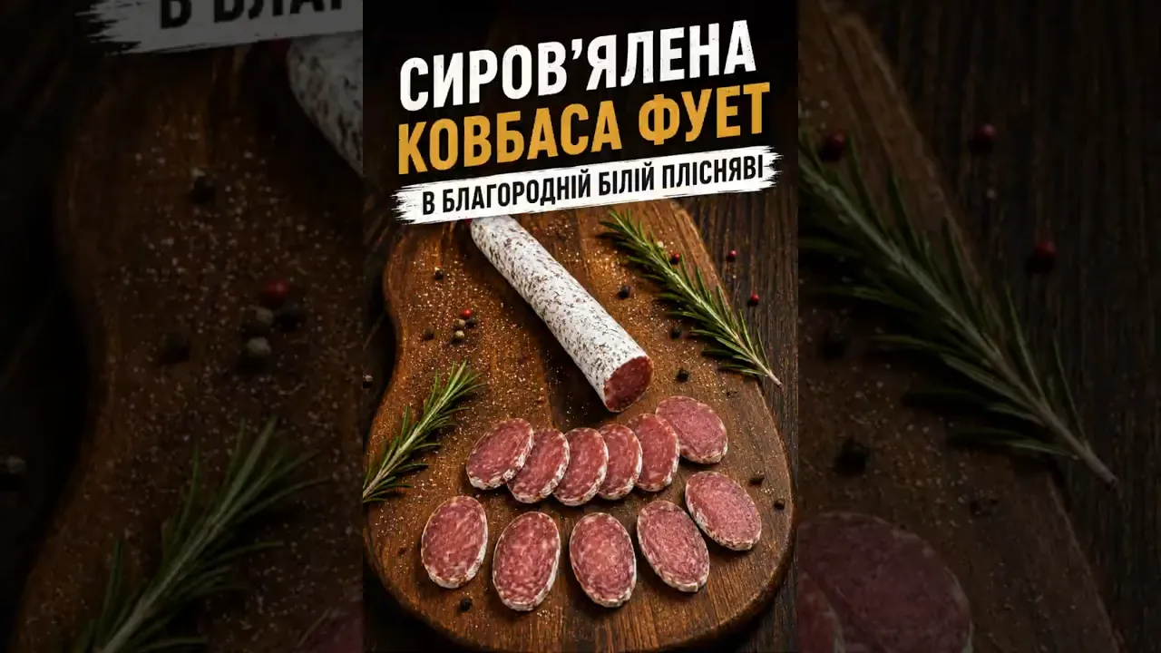 Ковбаса Фует в благородній білій плісняві