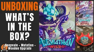 Leviathan Wilds + Deepvale Expansion – Unboxing & Wooden Component Overview + Mutation Pack