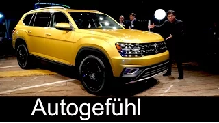 All-new VW SUV Volkswagen Atlas World Premiere Teramont Exterior/Interior - Autogefühl